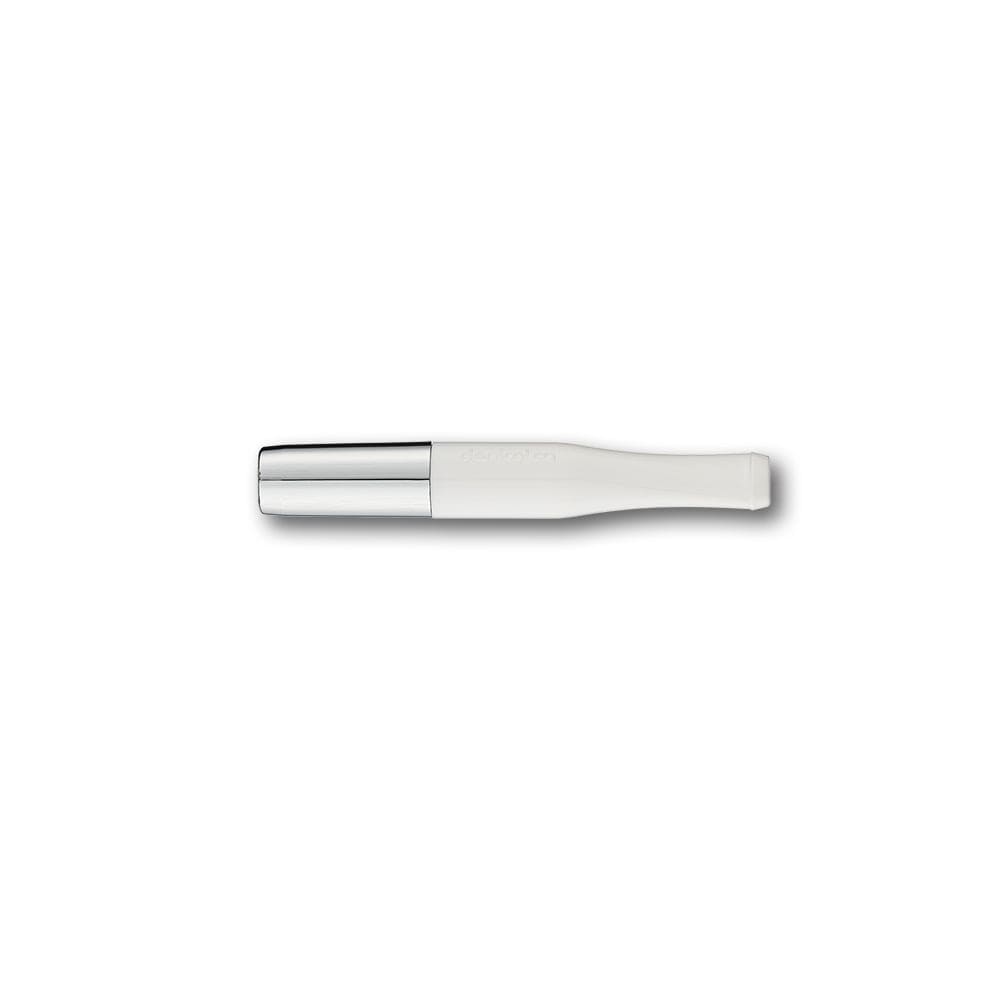denicotea cigarette holder White and Silver Color + 10 Extra Filters Original Series - Silver and