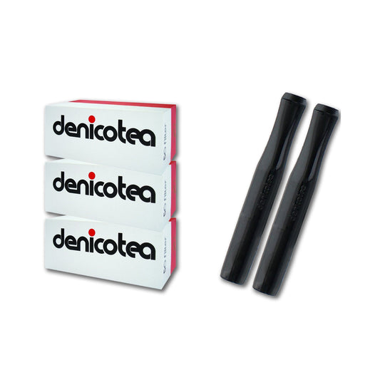 Denicotea Filter - Holder Combo 2-20240S Holders and 150 filters - 24105