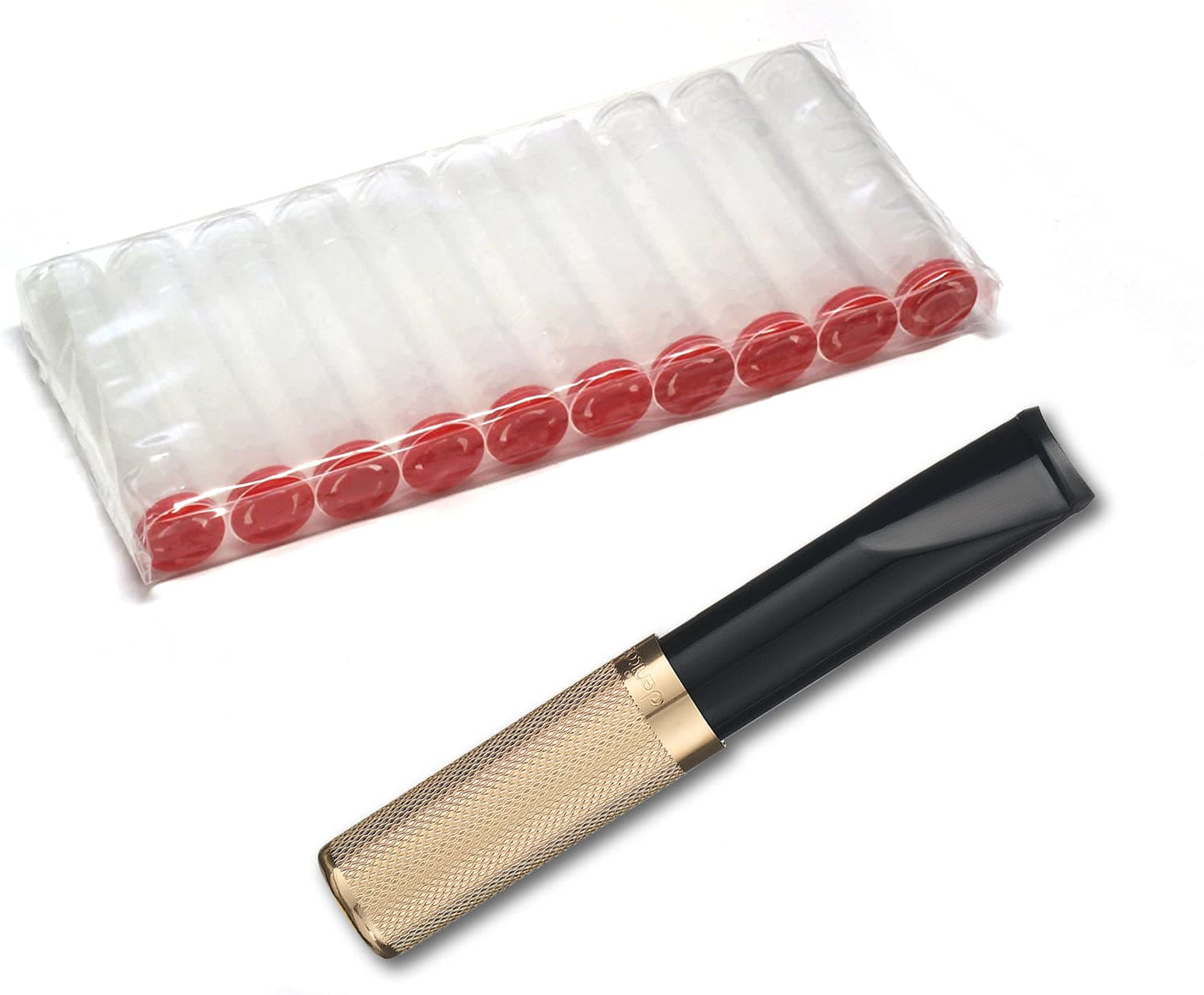 Flair Series Ejector-Gold Pattern-Saddle 78mm Holder with 10 Free Filters - 20266