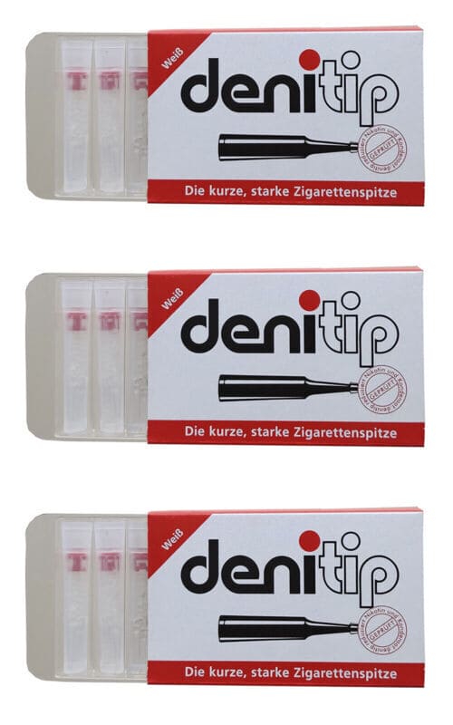 Denitip Transparent Holder from Denicotea - 6 holders per pack 10124