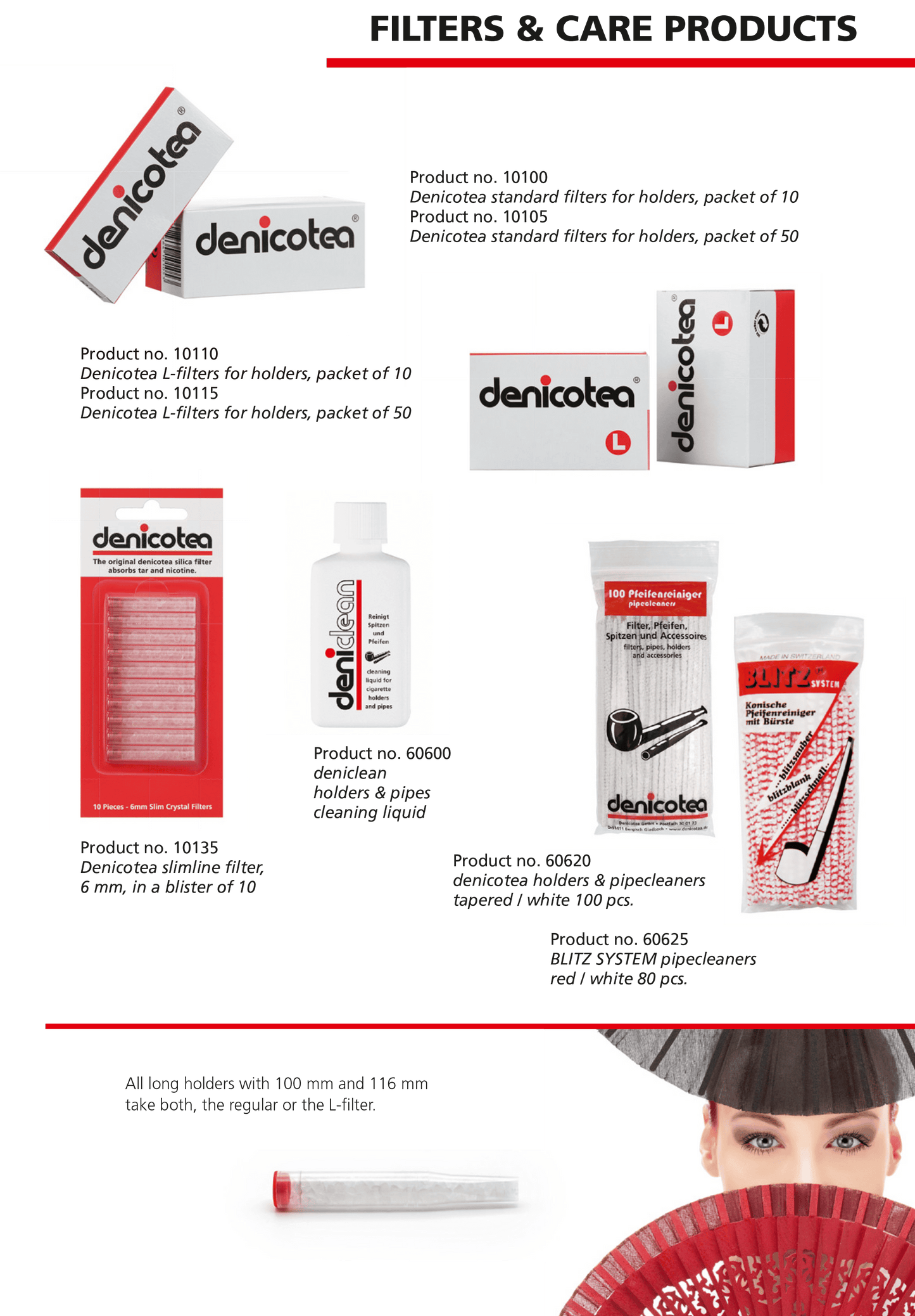 Denicotea 6mm Slim Filters - 10pc per box - 10135