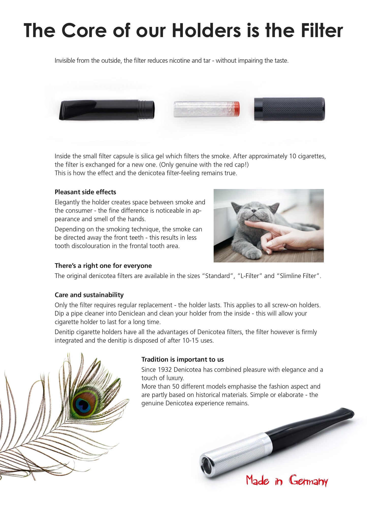 Ibiza Slim Black Matte - Slim Holder with 10 Free Filters - 20233