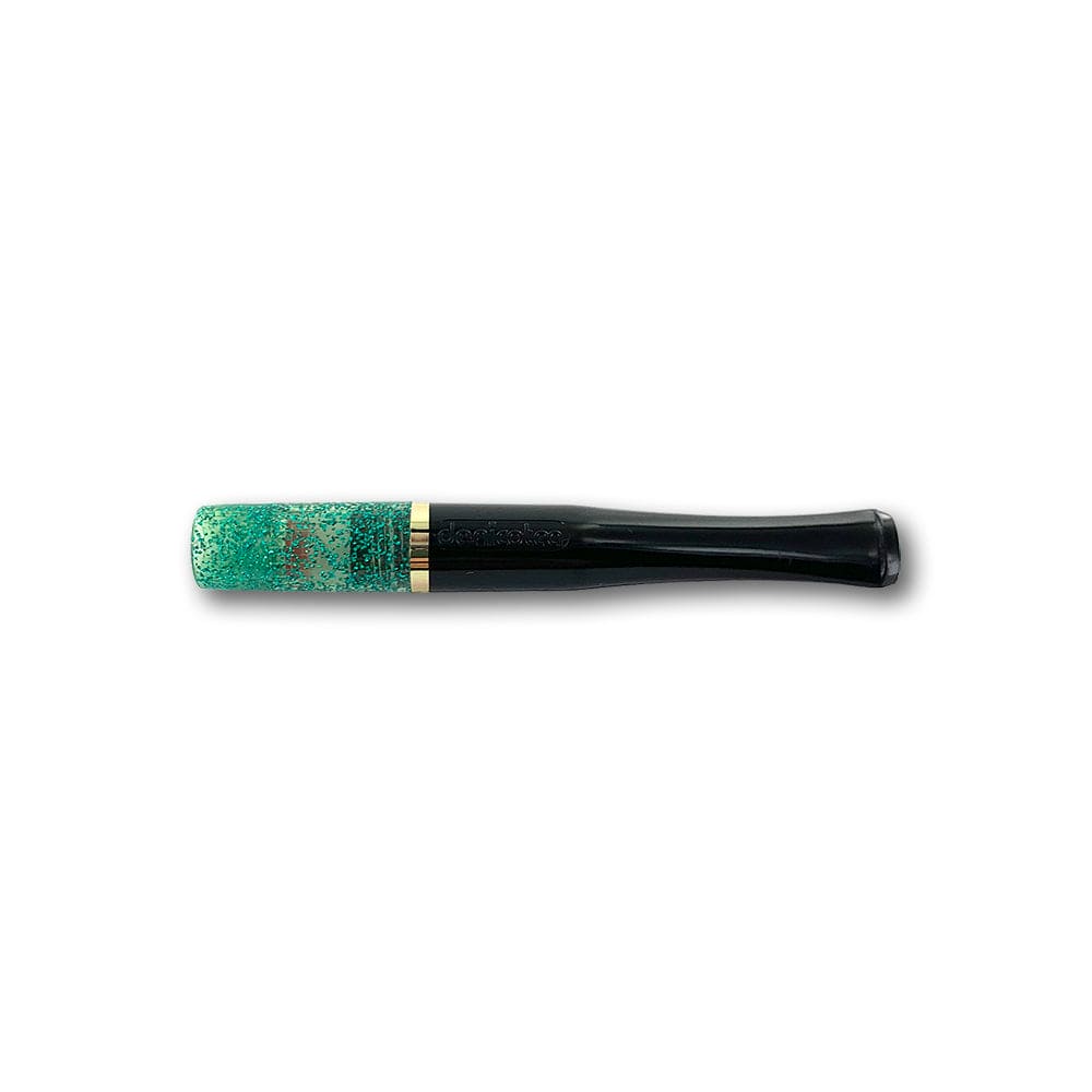 Denicotea Special Edition Combo 2-Green Gold Ring Holders with 150 filters - 24102