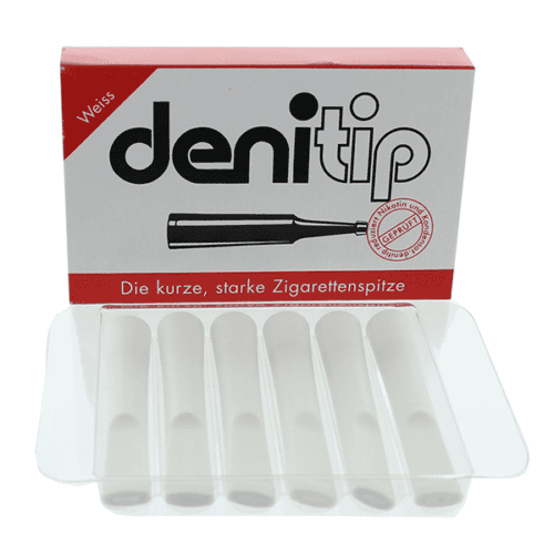 Denitip White Holder from Denicotea - 6 holders per pack 10122