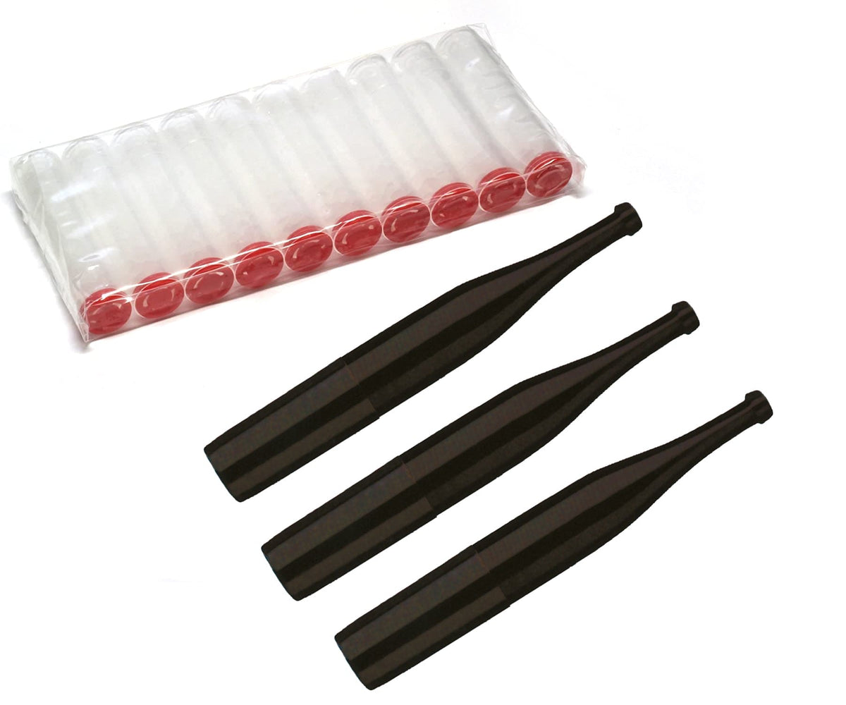 Ibiza Extra Slim Matte Black - Extra Slim Holder with 10 Free Filters - 20228