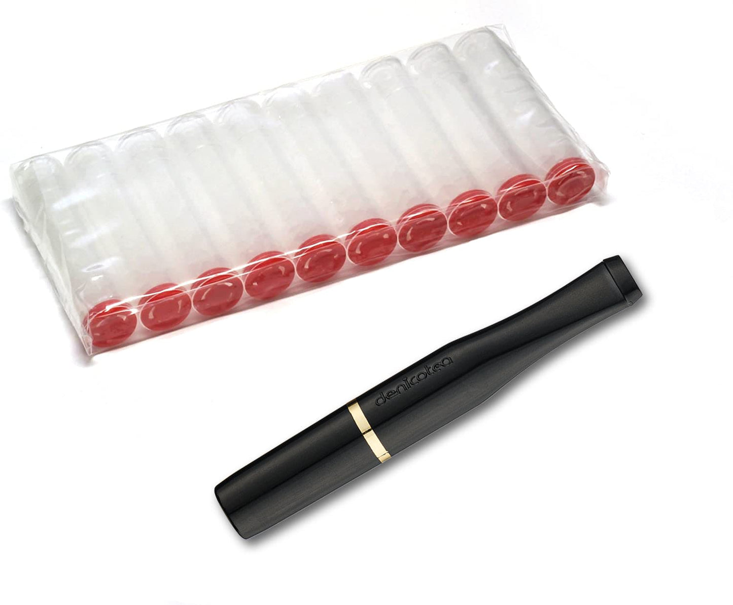 Ibiza Extra Slim Black & Gold Ring - Extra Slim Holder with 10 Free Filters 20229