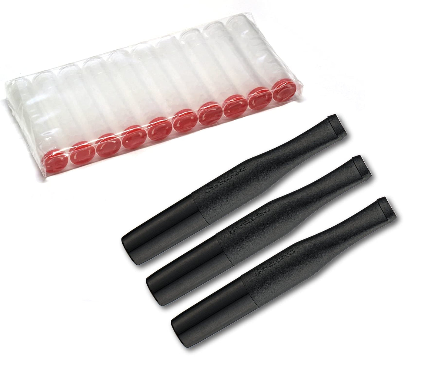 Ibiza Slim Black Matte - Slim Holder with 10 Free Filters - 20233