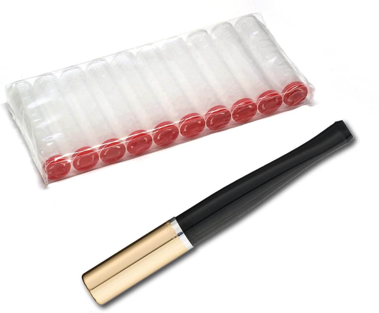 Lucille Series Ejector-Gold Diamond Cut Holder with 10 Free Filters - 20261
