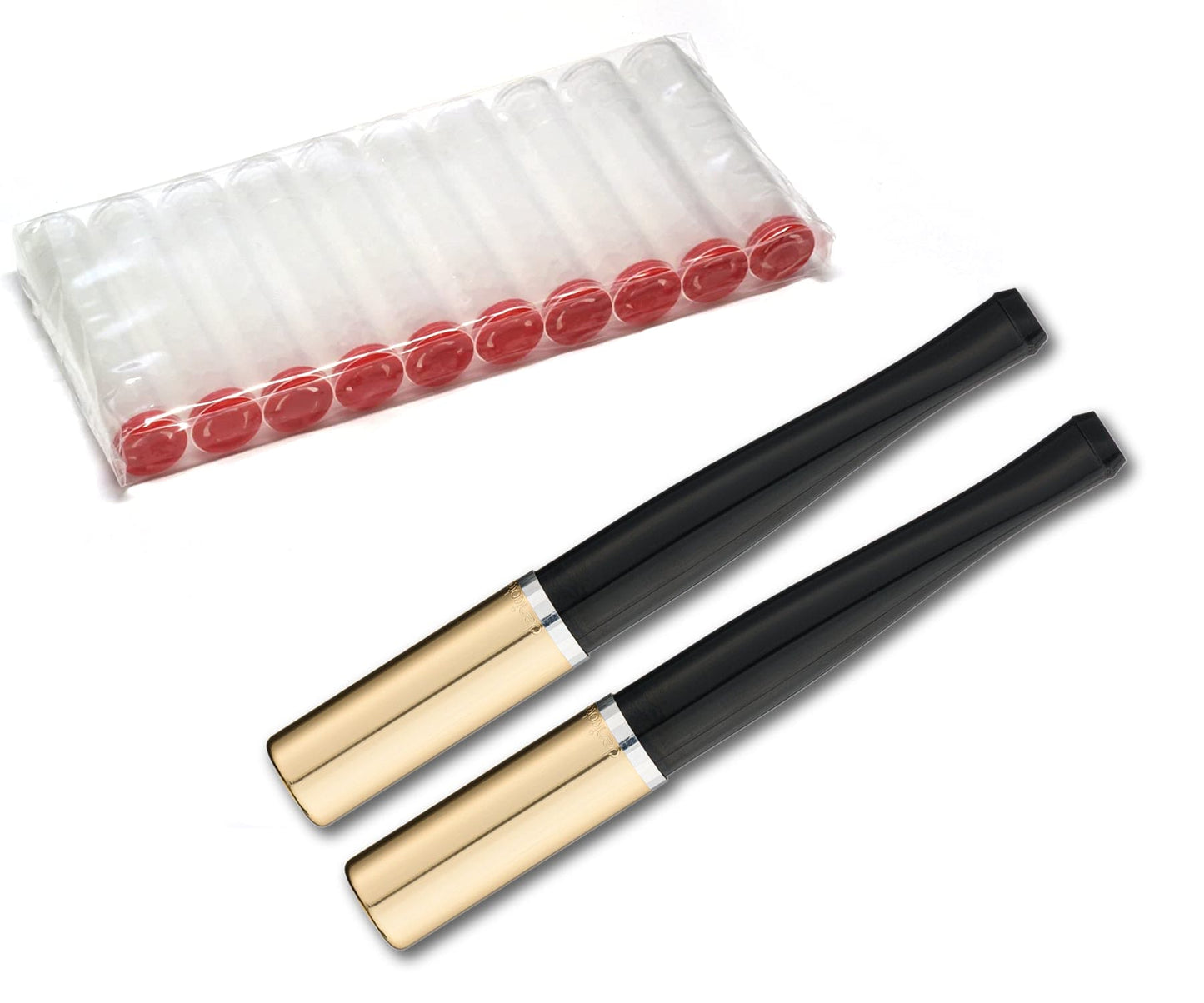 Lucille Series Ejector-Gold Diamond Cut Holder with 10 Free Filters - 20261