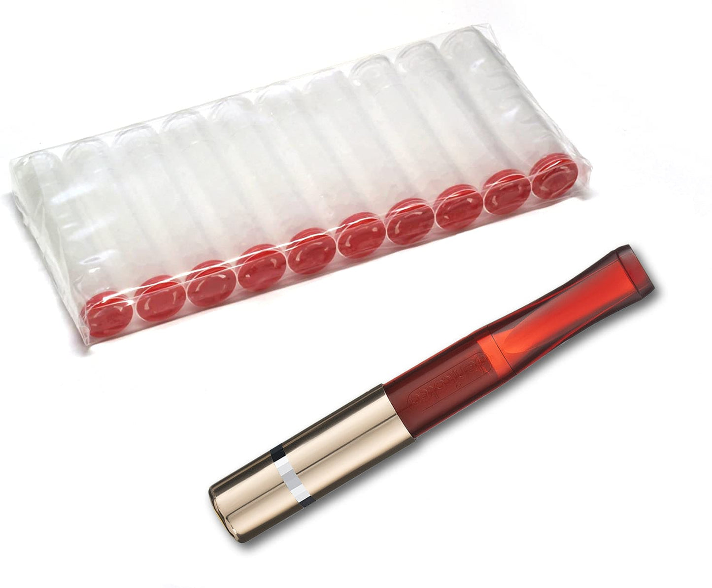 Vincent Series Amber Saddle Ejector Holder with 10 Free Filters - 20268