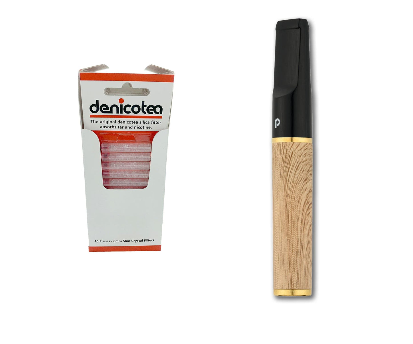 Nice Sandalwood 6mm Filter Holder with 10 Free Filters - 25100