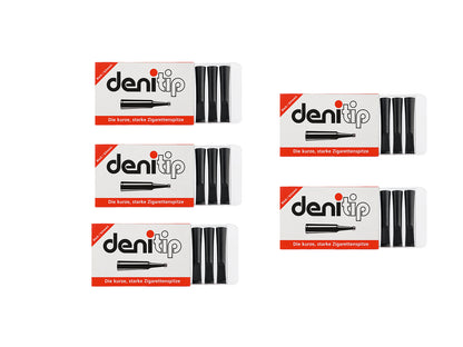 Denitip Black Holder from Denicotea - 6 holders per pack 10121