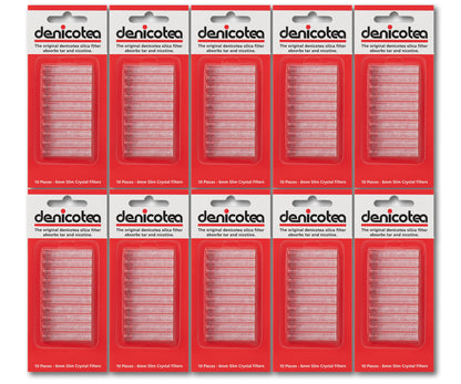 Denicotea 6mm Slim Filters - 10pc  10135